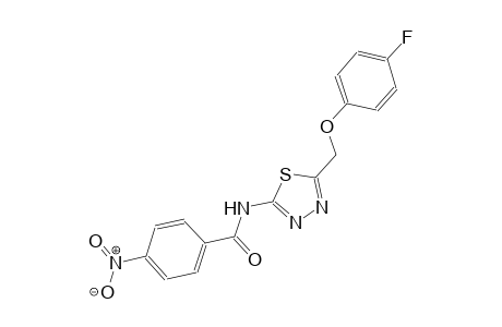 N-{5-[(4-fluorophenoxy)methyl]-1,3,4-thiadiazol-2-yl}-4-nitrobenzamide