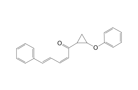 (2Z,4E)-1-Oxo-5-phenyl-2,4-pentadienyl 2-Phenoxycyclopropyl Ketone