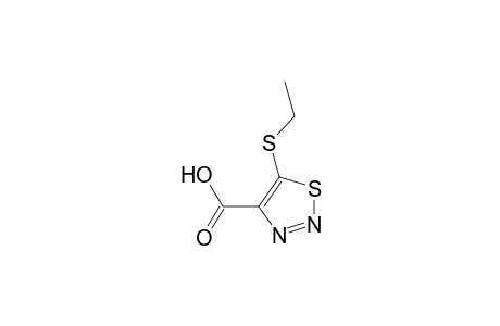 5-(ethylthio)-4-thiadiazolecarboxylic acid