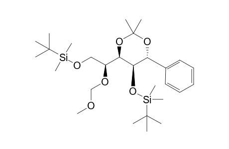 tert-Butyl-[(2S)-2-[(4R,5R,6R)-5-[tert-butyl(dimethyl)silyl]oxy-2,2-dimethyl-6-phenyl-1,3-dioxan-4-yl]-2-(methoxymethoxy)ethoxy]-dimethyl-silane