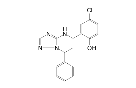4-chloro-2-(7-phenyl-4,5,6,7-tetrahydro[1,2,4]triazolo[1,5-a]pyrimidin-5-yl)phenol