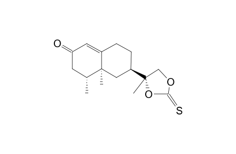 (4R,4aS,6R)-4,4a-dimethyl-6-[(4R)-4-methyl-2-sulfanylidene-1,3-dioxolan-4-yl]-3,4,5,6,7,8-hexahydronaphthalen-2-one