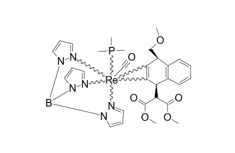 TP-RE-(CO)-(PME3)-[2,3-ETA-(2)-[2-(4-METHOXYMETHYL-1,4-DIHYDRONAPHTHALEN-1-YL)-MALONIC-ACID-DIMETHYLESTER]]