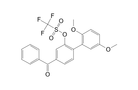 4-Benzoyl-2',5'-dimethoxybiphenyl-2-yl Trifluoromethanesulfonate