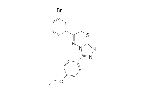 6-(3-bromophenyl)-3-(4-ethoxyphenyl)-7H-[1,2,4]triazolo[3,4-b][1,3,4]thiadiazine