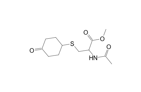 Methyl 2-(acetylamino)-3-[(4-oxocyclohexyl)sulfanyl]propanoate