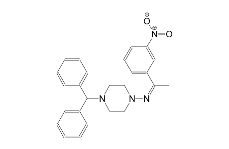 N-(4-benzhydryl-1-piperazinyl)-N-[(Z)-1-(3-nitrophenyl)ethylidene]amine
