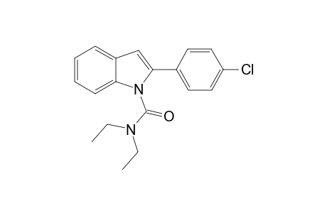 2-(4-Chlorophenyl)-N,N-diethyl-1H-indole-1-carboxamide