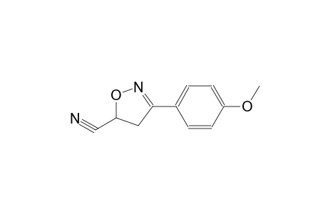 3-(4-Methoxyphenyl)-4,5-dihydro-5-isoxazolecarbonitrile