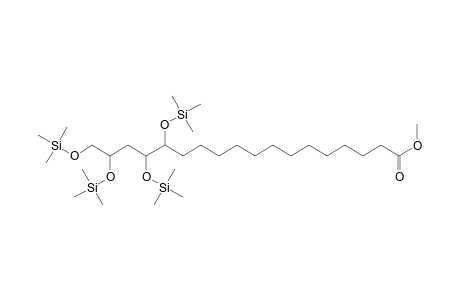 Octadecanoic acid, 14,15,17,18-tetrakis[(trimethylsilyl)oxy]-, methyl ester
