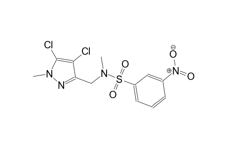 benzenesulfonamide, N-[(4,5-dichloro-1-methyl-1H-pyrazol-3-yl)methyl]-N-methyl-3-nitro-