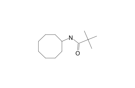 Cyclooctylamine, N-trimethylacetyl-