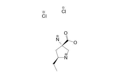 (2R,4R)-4-AMINO-4-CARBOXY-2-ETHYL-PYRROLIDINE-DIHYDROCHLORIDE