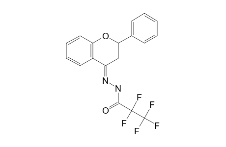 Flavanone (pentafluoropropionyl)hydrazone