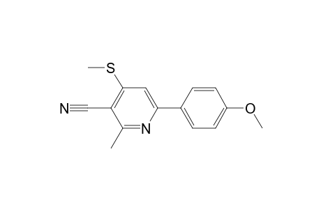 6-(4-Methoxyphenyl)-2-methyl-4-(methylthio)-3-pyridinecarbonitrile