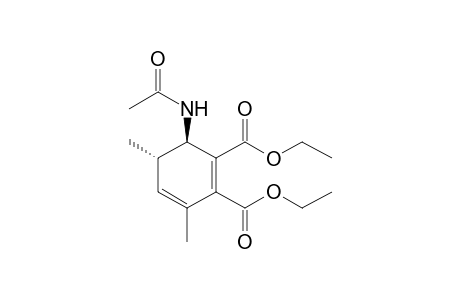 Diethyl 3-(N-acetylamino)-4,6-dimethyl-trans-3,4-dihydrophthalate