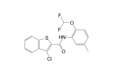 3-chloro-N-[2-(difluoromethoxy)-5-methylphenyl]-1-benzothiophene-2-carboxamide