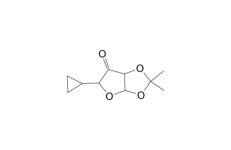 D-erythro-Tetrofuranose-3-ulose, 4-C-cyclopropyl-1,2-O-isopropylidene-, .alpha.-