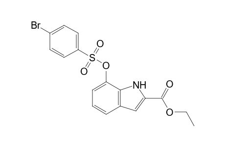 Ethyl 7-(4-Bromobenzenesulfonyloxy)indole-2-carboxylate