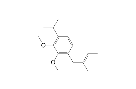 Benzene, 2,3-dimethoxy-1-(2-methyl-2-butenyl)-4-(1-methylethyl)-, (E)-