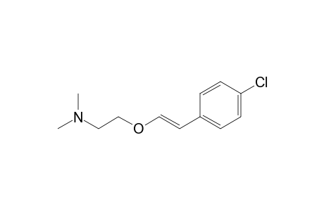 N,N-Dimethyl-2-[2-(4-chlorophenyl)ethenyloxy]ethanamine