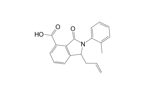1-Allyl-2-(2-methylphenyl)-3-oxo-4-isoindolinecarboxylic acid
