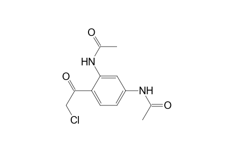 N-[3-acetamido-4-(2-chloranylethanoyl)phenyl]ethanamide