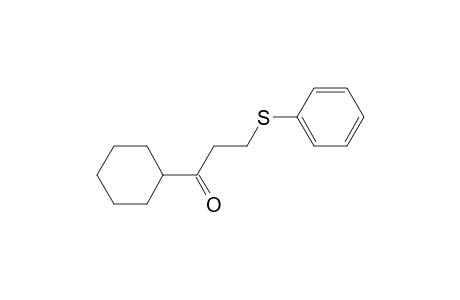 1-cyclohexyl-3-(phenylsulfanyl)-1-propanone