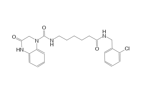 1(2H)-quinoxalinecarboxamide, N-[6-[[(2-chlorophenyl)methyl]amino]-6-oxohexyl]-3,4-dihydro-3-oxo-