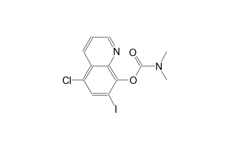 carbamic acid, dimethyl-, 5-chloro-7-iodo-8-quinolinyl ester