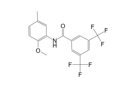 N-(2-methoxy-5-methylphenyl)-3,5-bis(trifluoromethyl)benzamide