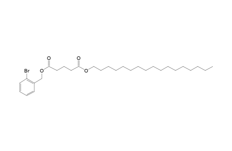 Glutaric acid, 2-bromobenzyl heptadecyl ester