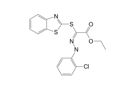 (E)-ETHYL-(1,3-BENZOTHIAZOL-2-YLSULFANYL)-(ORTHO-CHLOROPHENYLHYDRAZONO)-ACETATE
