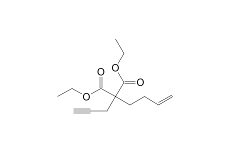 2-But-3-enyl-2-prop-2-ynylpropanedioic acid diethyl ester