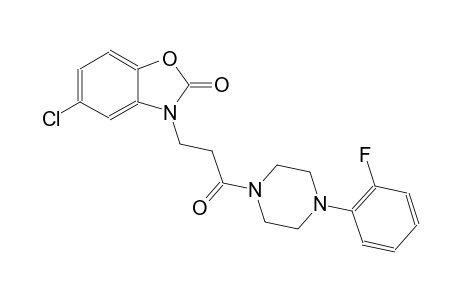 5-chloro-3-{3-[4-(2-fluorophenyl)-1-piperazinyl]-3-oxopropyl}-1,3-benzoxazol-2(3H)-one
