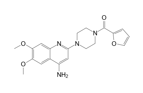 Piperazine, 1-(4-amino-6,7-dimethoxy-2-quinolinyl)-4-(2-furanylcarbonyl)-