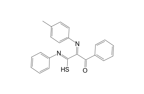 (2Z)-2-[(4-Methylphenyl)imino]-3-oxo-N,3-diphenylpropanethioamide