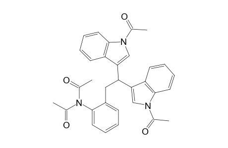 1,1'-Diacetyl-3,3'-(o-diacetylaminophenethylidene)di-indole
