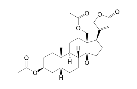18-Acetoxydigitoxigenin-3.beta.-O-acetat, (5.beta.-H)