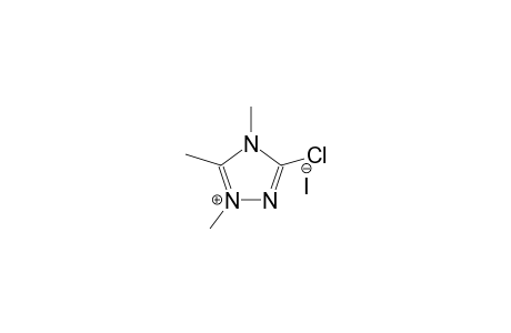 4H-1,2,4-triazolium, 3-chloro-1,4,5-trimethyl-, iodide