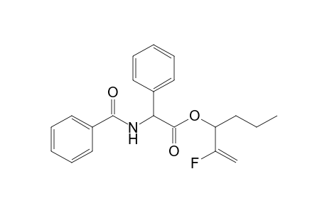 2-Fluoro-1-propylprop-2-enyl (Benzoylamino)(phenyl)acetate