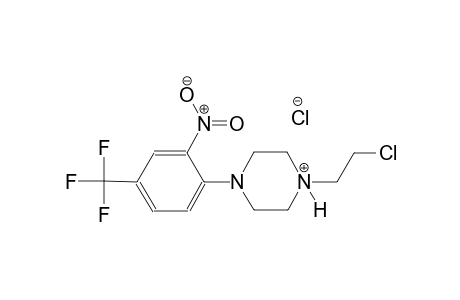 piperazinium, 1-(2-chloroethyl)-4-[2-nitro-4-(trifluoromethyl)phenyl]-, chloride