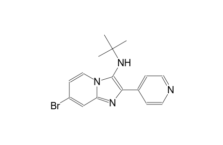 imidazo[1,2-a]pyridin-3-amine, 7-bromo-N-(1,1-dimethylethyl)-2-(4-pyridinyl)-