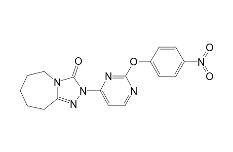 2-[2'-(4"-Nitrophenoxy)pyrimidin-4'-yl)-6,7,8,9-tetrahydro-2H-(1,2,4)-triazolo[4,3-a]azepin-3(5H)-one