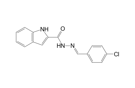 N-[(E)-(4-chlorobenzylidene)amino]-1H-indole-2-carboxamide