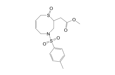 Methyl [4-(4-Methylphenylsulfonyl]-1-oxido-3,4,5,8-tetrahydro-2H-1,4-thiazocin-2-yl]acetate
