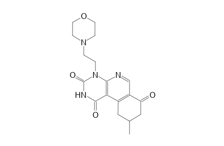 pyrimido[4,5-c]isoquinoline-1,3,7(2H,4H,8H)-trione, 9,10-dihydro-9-methyl-4-[2-(4-morpholinyl)ethyl]-