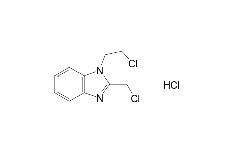 1-(2-chloroethyl)-2-(chloromethyl)benzimidazole, hydrochloride