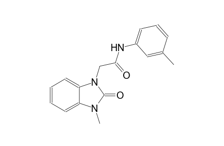 2-(3-methyl-2-oxo-2,3-dihydro-1H-benzimidazol-1-yl)-N-(3-methylphenyl)acetamide