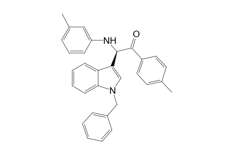 2-(1-Benzyl-1H-indol-3-yl)-1-p-tolyl-2-(m-tolylamino)ethanone
